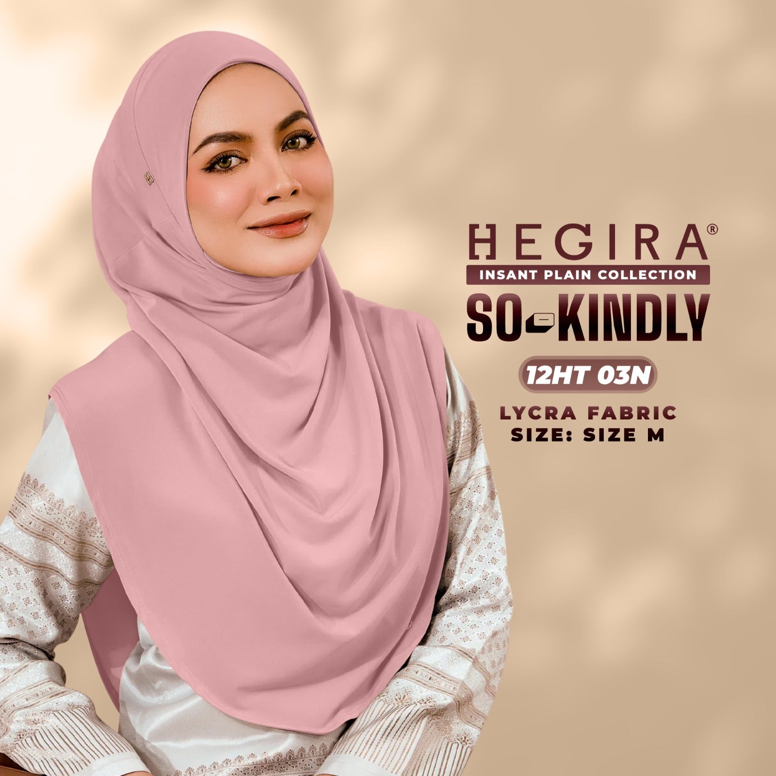 [2 PCS RM50] Hegira Inspired SO-KINDLY Plain Instant Collection (12HT)