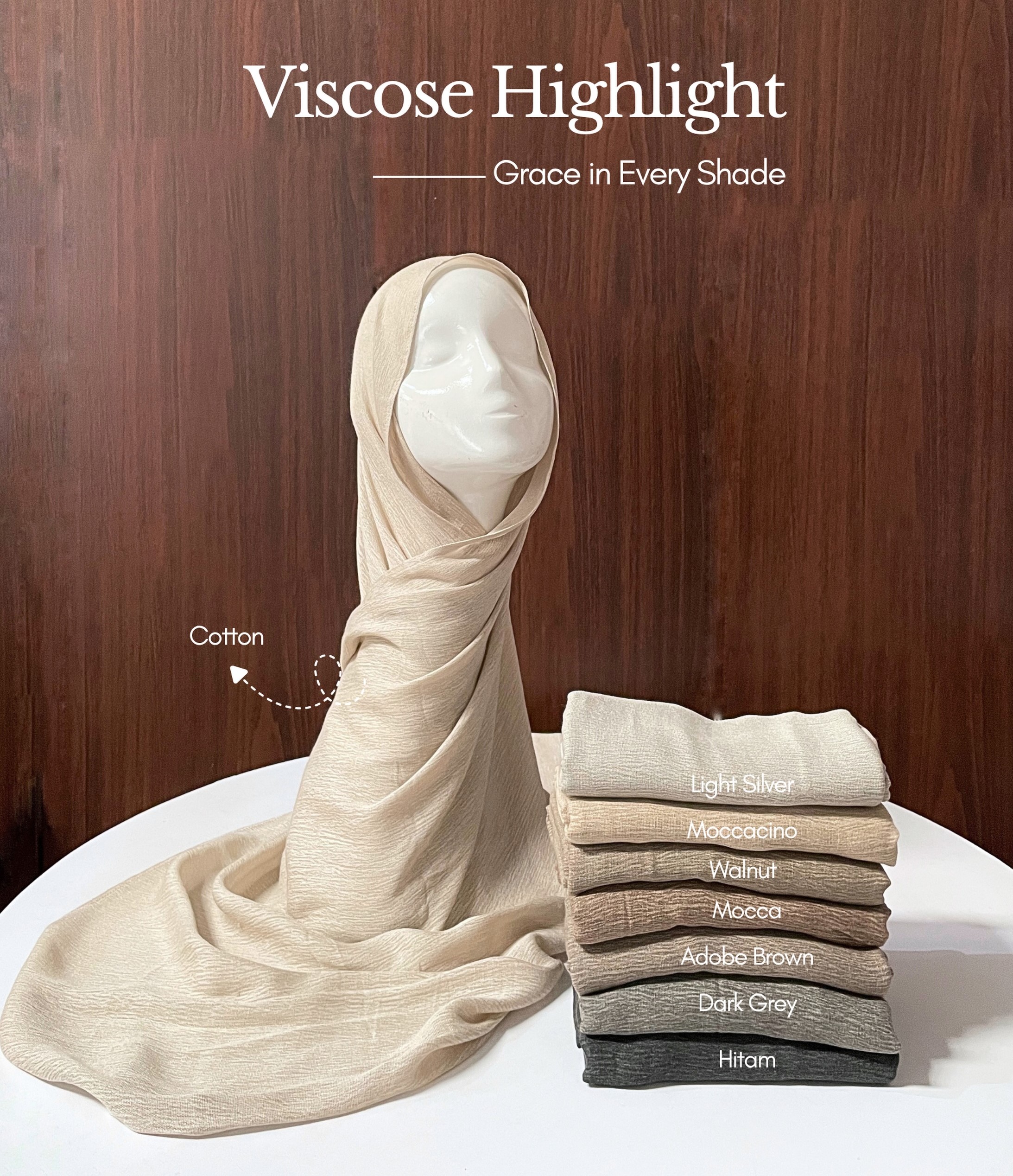 Shawl Viscose Highlight
