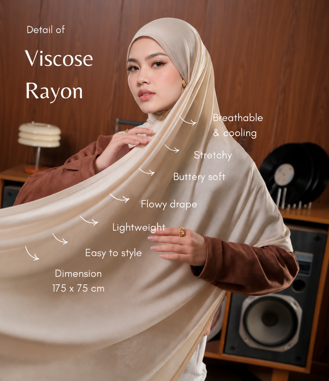 Shawl Rayon Viscose